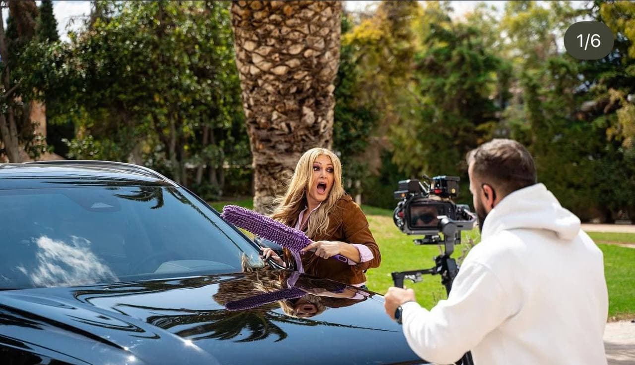 Commercial production behind the scenes